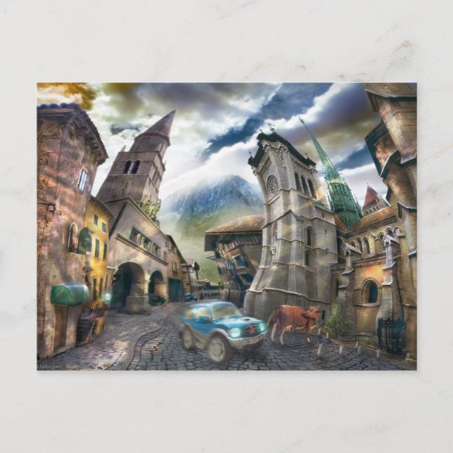 Cartão Postal Raro Pueblo (Frente)