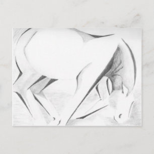 Cartão Postal Rascunho Abstrato