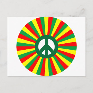 Cartão Postal Rasta Peace