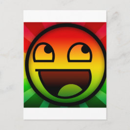 CARTÃO POSTAL RASTAFARI REGGAE RAP