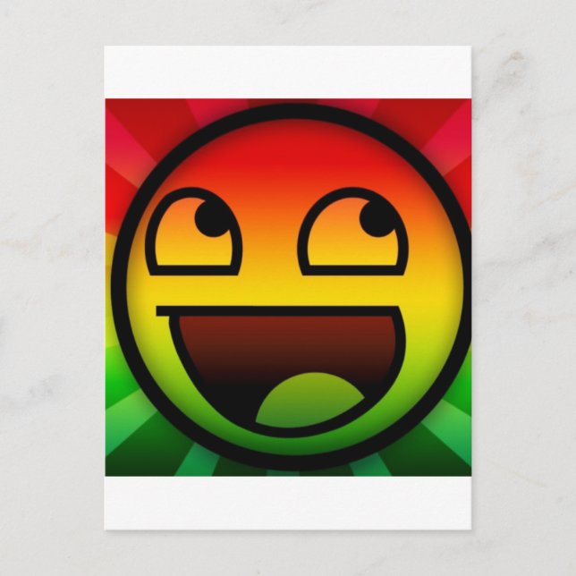 CARTÃO POSTAL RASTAFARI REGGAE RAP (Frente)