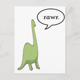 Cartão Postal Rastreio de dinossauro!