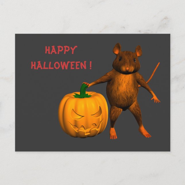 Cartão Postal Rato da Casa (Frente)