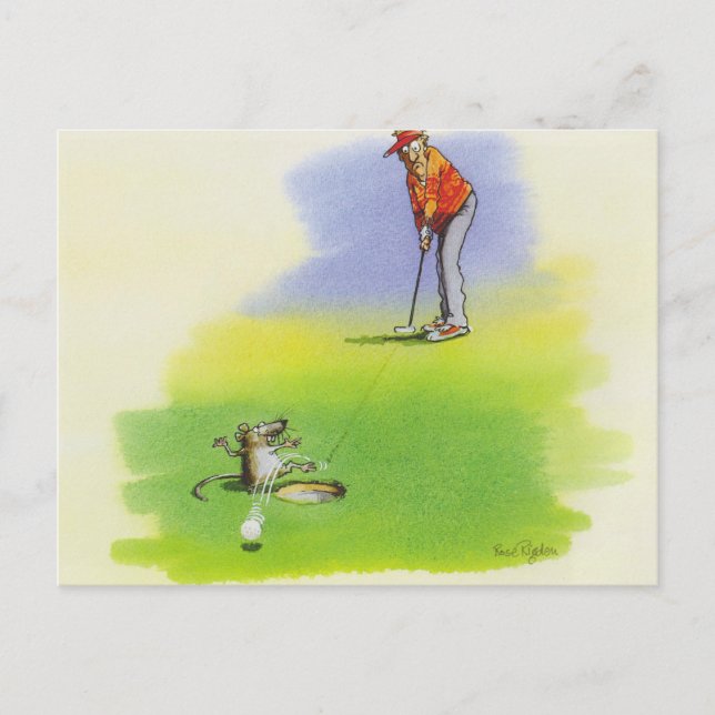 Cartão Postal Rato malvado (Frente)