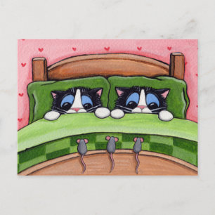 Cartão Postal Ratos De Cama Existentes - Cartão-Postal Cat