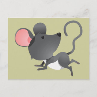 Cartão Postal Ratos-Rato-Rato-Rato-Rato-Mamífero-Cute-Cartoon An