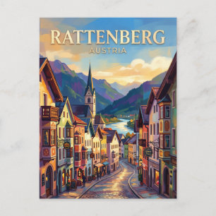 Cartão Postal Rattenberg Áustria