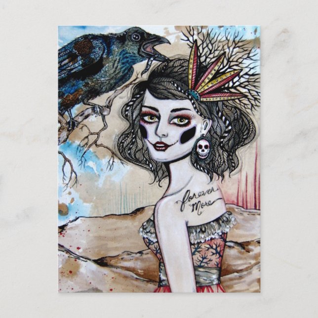 Cartão Postal Raven (Frente)