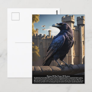 Cartão Postal Raven