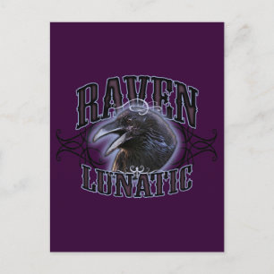 Cartão Postal Raven Lunatic
