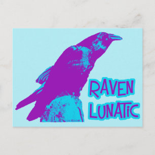 Cartão Postal Raven Lunatic