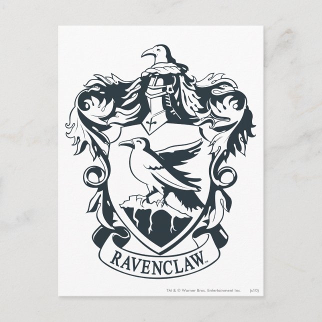 Cartão Postal Ravenclaw Crest (Frente)