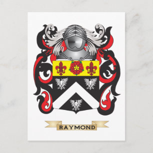 Cartão Postal Raymond Casaco of Arms (Crest Familiar)