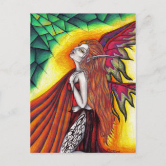 Cartão Postal Rays de um Cartão-postal Sun Emerald