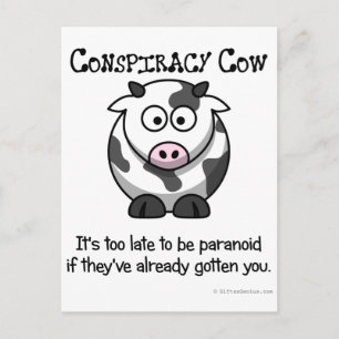 Cartão Postal Razão para ser paranoico