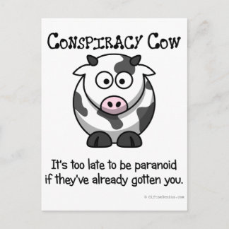 Cartão Postal Razão para ser paranoico