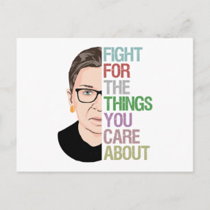 Cartão Postal Rbg Cita, Luta Por Coisas Que Você Preocupa