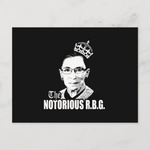 Cartão Postal RBG notório
