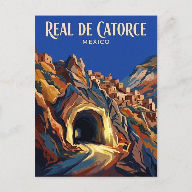 Cartão Postal Real de Catorce México (Frente)