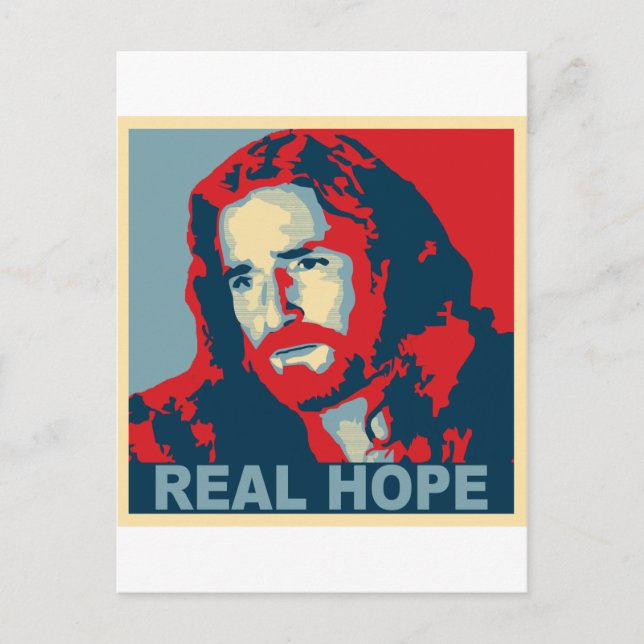 Cartão Postal Real Hope Jesus (Frente)