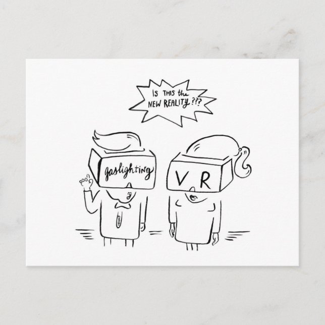 Cartão Postal Realidade virtual, 01 (Frente)