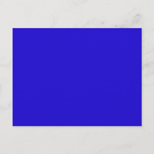 Cartão Postal Realmente Azul (Frente)