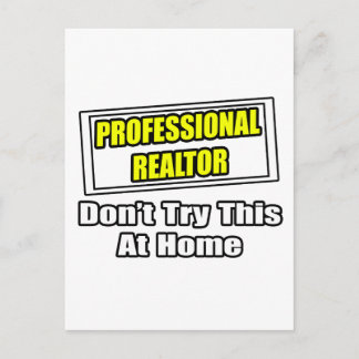 Cartão Postal Realtor profissional...Piada
