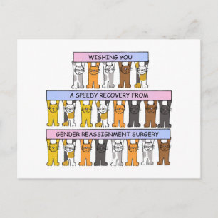 Cartão Postal Reatribuição de Gênero Recuperação Rápida