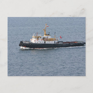 Cartão Postal rebocador turco em Istambul