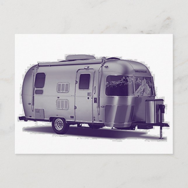 Cartão Postal Reboque roxo (Frente)