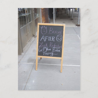 Cartão Postal Receba sua botox hoje