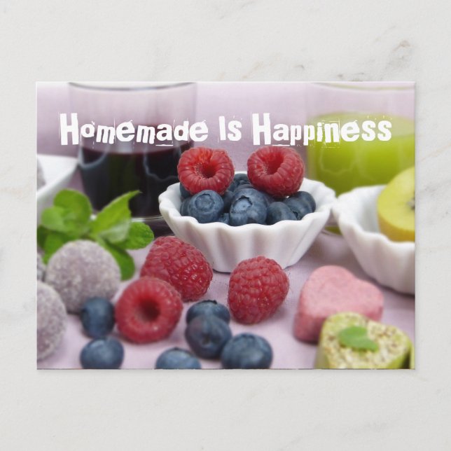 Cartão Postal Receber Comida de cozinha Jantada de chef Destino  (Frente)