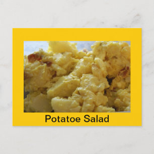 Cartão Postal Receita de Salada de Batata