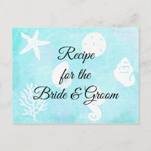 Cartão Postal Receita do Casamento da Noiva