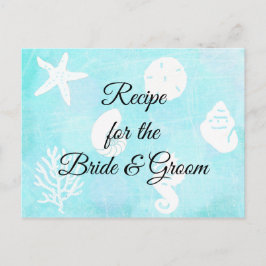 Cartão Postal Receita do Casamento da Noiva