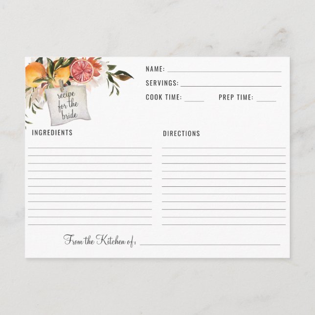 Cartão Postal Receita Elegante de Chás de panela Botânicos De Ci (Verso)