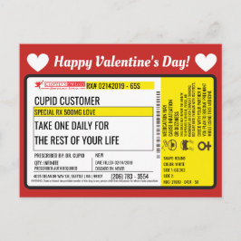 Cartão Postal Receita Namorados do Dr. Cupid