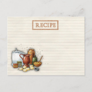 Cartão Postal receitas antigas