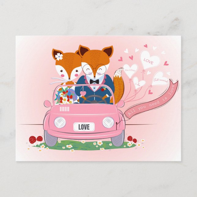 Cartão Postal recem casados (Frente)