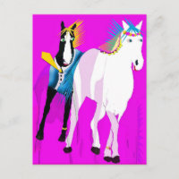 Recem casados - Coleção de Cavalos Whimsical