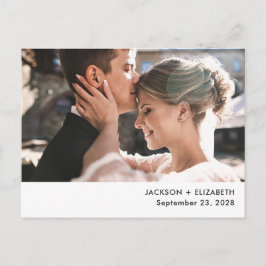 Cartão Postal Recem casados de anúncio de fotos da elopeia moder