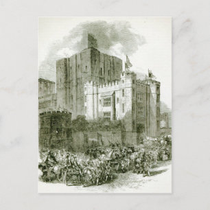 Cartão Postal Recepção da Rainha Elizabeth no Kenilworth