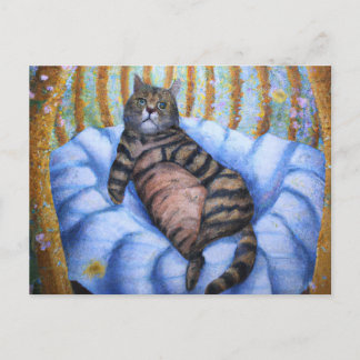 Cartão Postal Reciclagem de Gatos Gordos
