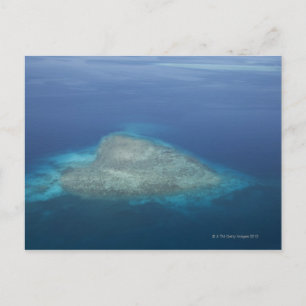 Cartão Postal Recife de coral em forma de coração