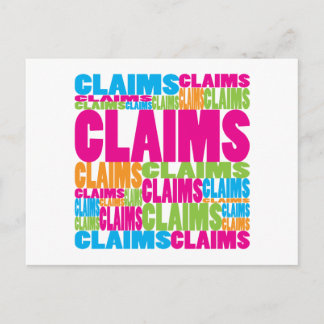 Cartão Postal Reclamações Coloridas