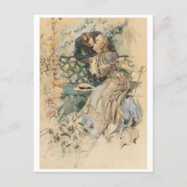 Cartão Postal Recolha de mel