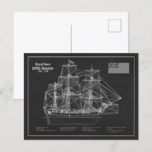 Cartão Postal Recompensa HMS - Planos de Impressão de Plano de E