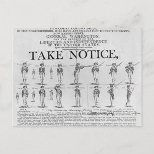 Cartão Postal Recrutamento do Exército dos EUA Mostrando Várias