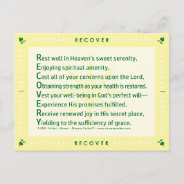 Cartão Postal Recuperação (Acrostico)