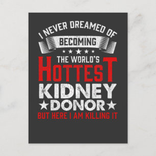 Cartão Postal Recuperação de cirurgia de transplante de órgãos d